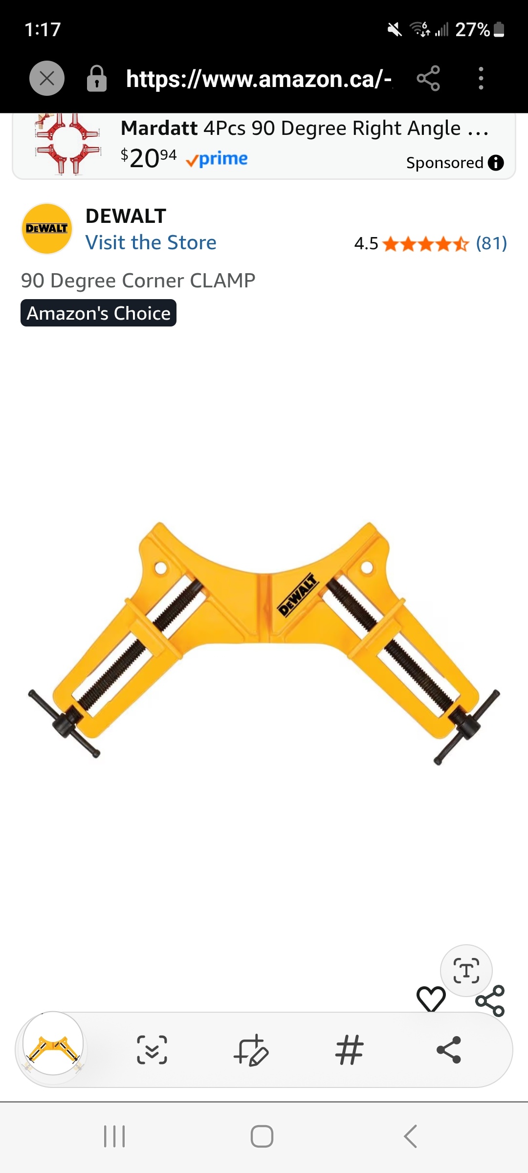 Kit Clamping 90° 12 pieces. - photo 3