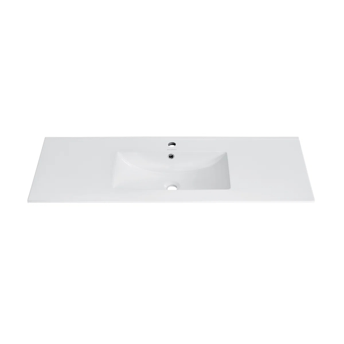 48" Vanity Sink Top in Glossy White - photo 2