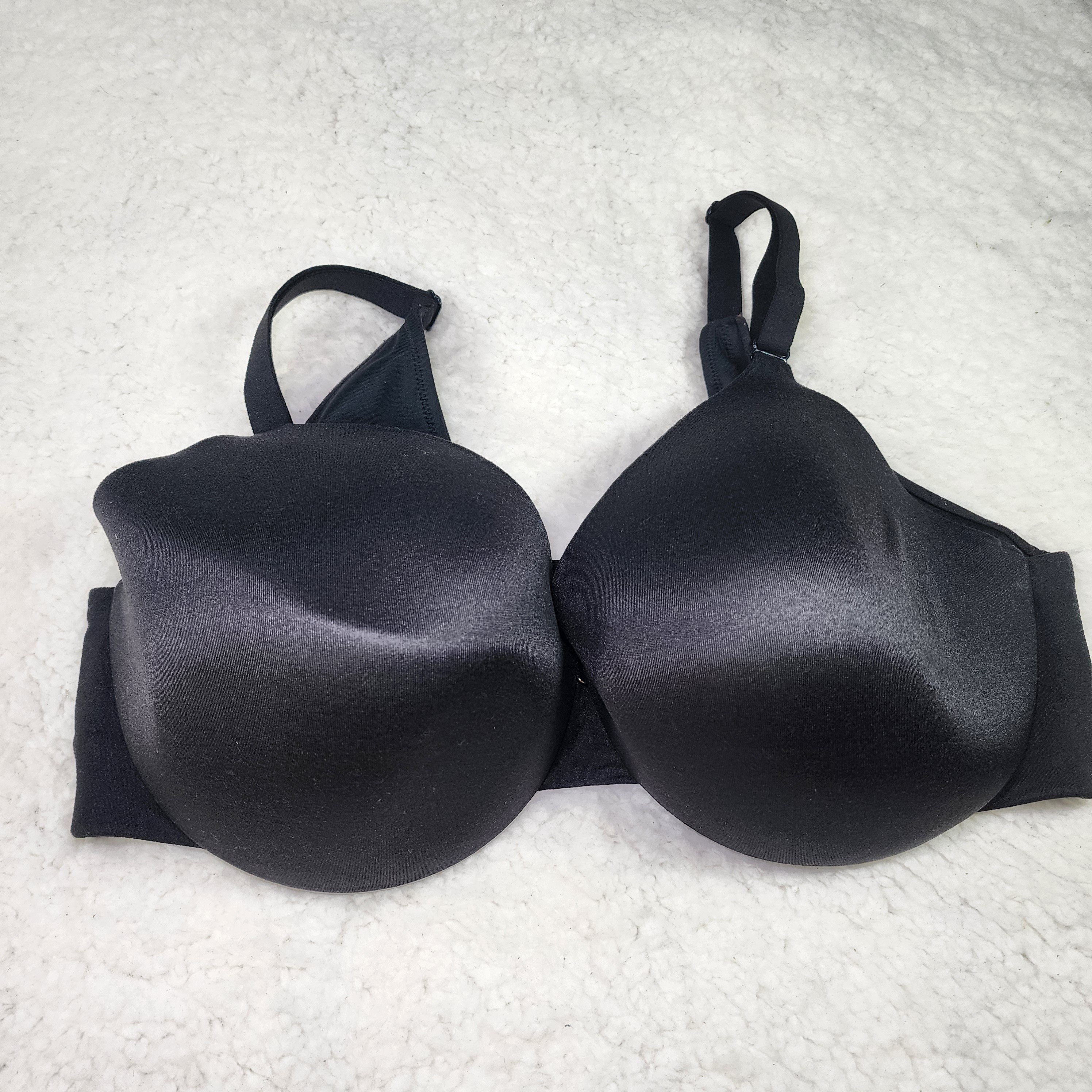 40DD Cacique Black Backsmoother Lightly Line Full Coverage Bra