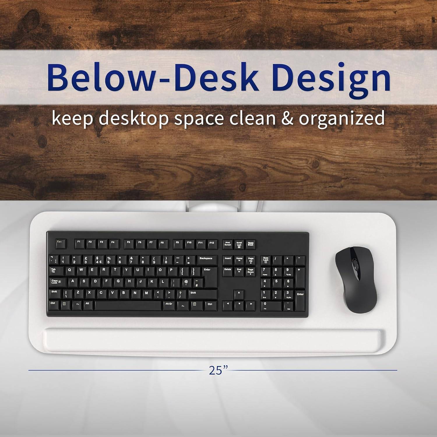 🏆New VIVO Adjustable Computer Keyboard/Mouse Platform Tray - photo 4