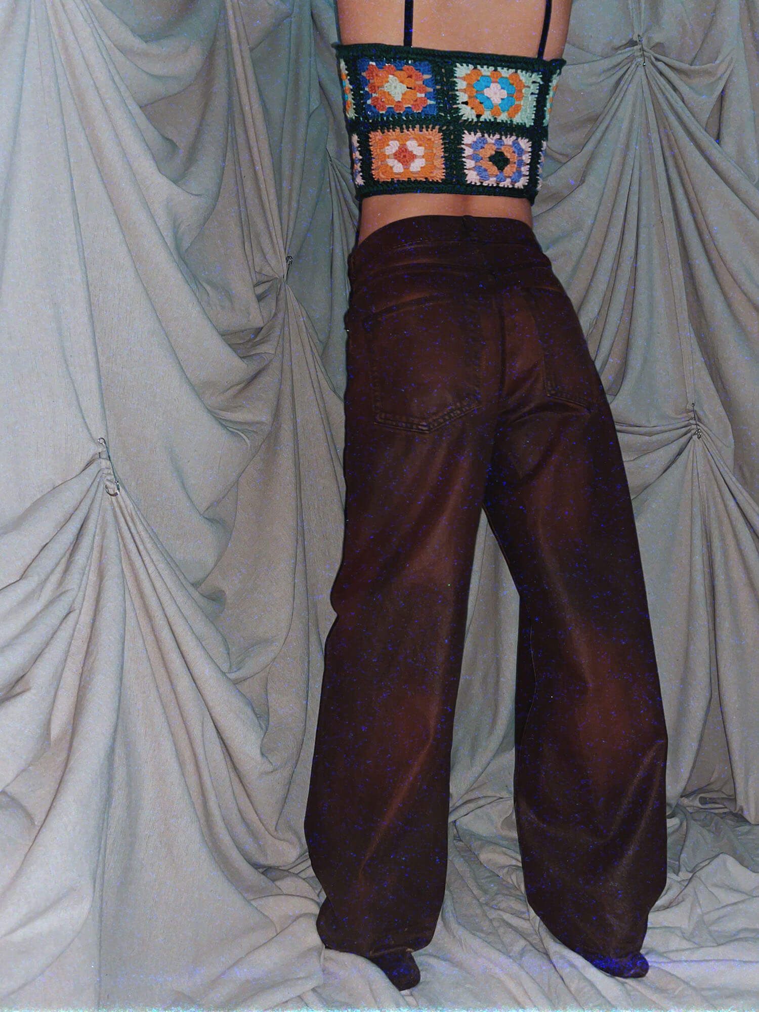 brown high waist boyfriend jeans wide leg - photo 5