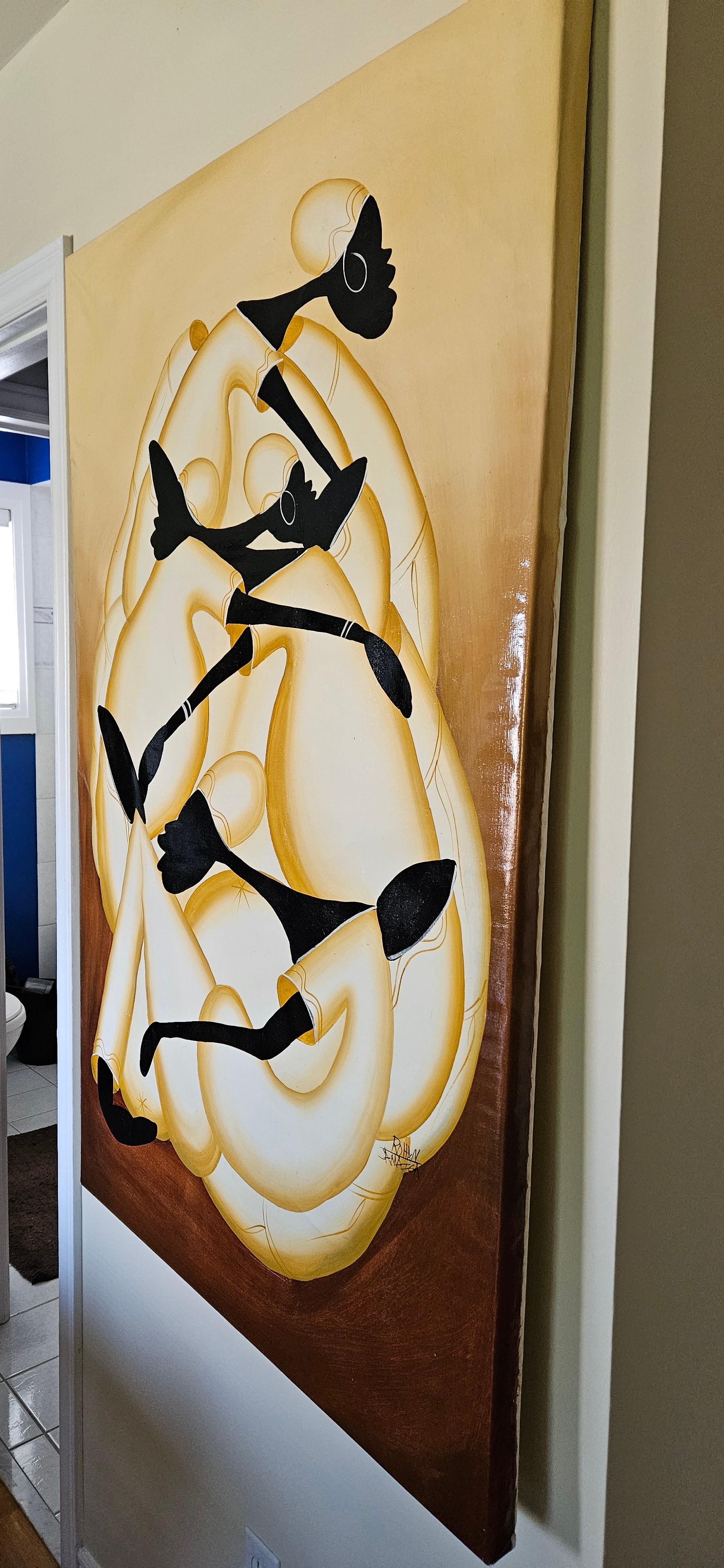 Large Painting (32.75 x 51.5 inches) - photo 2