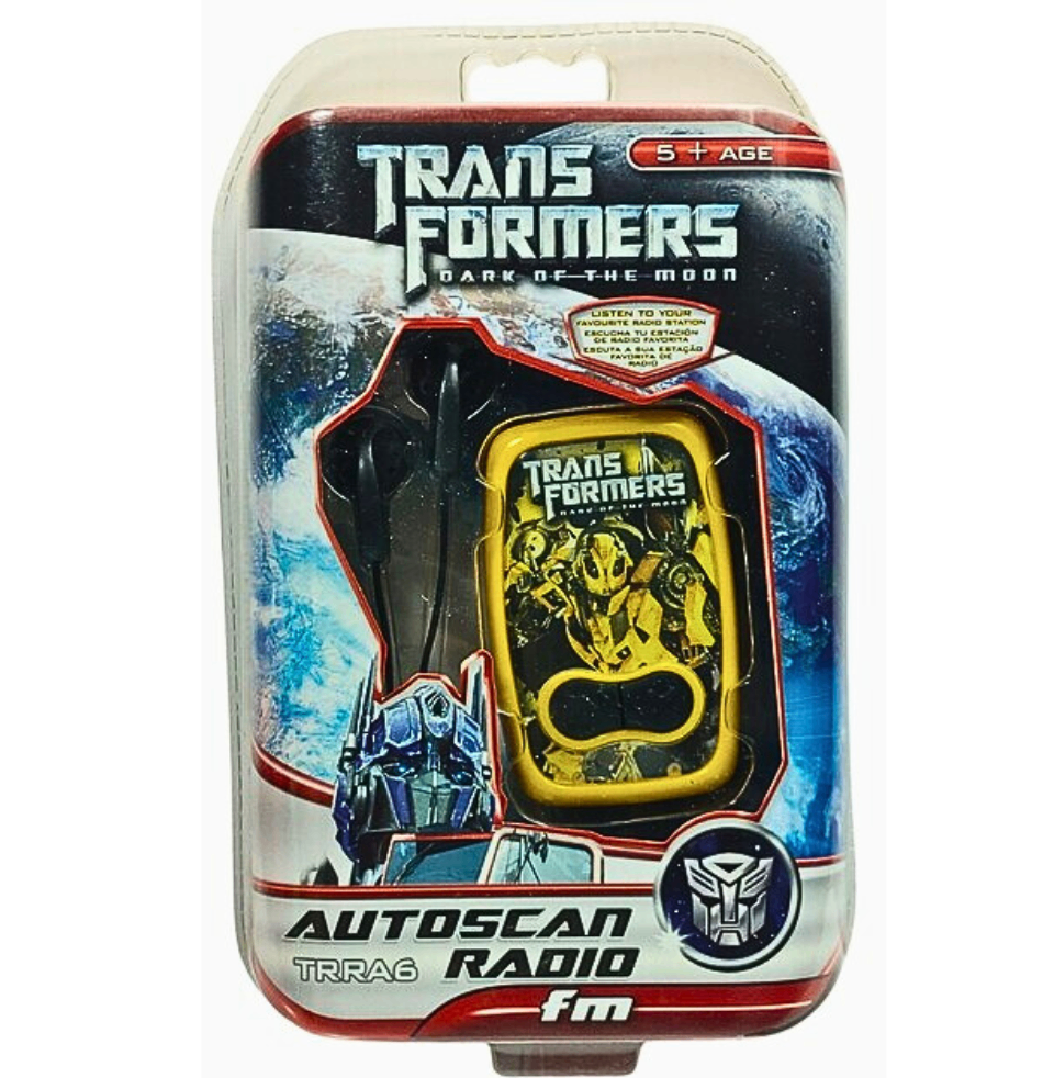 Transformers Dark of the Moon Autoscan Travel Radio FM Sealed