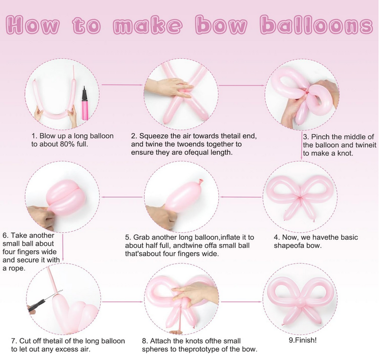 Balloon Garland Arch Kit - Pink Pearl, Sand, and White - photo 4
