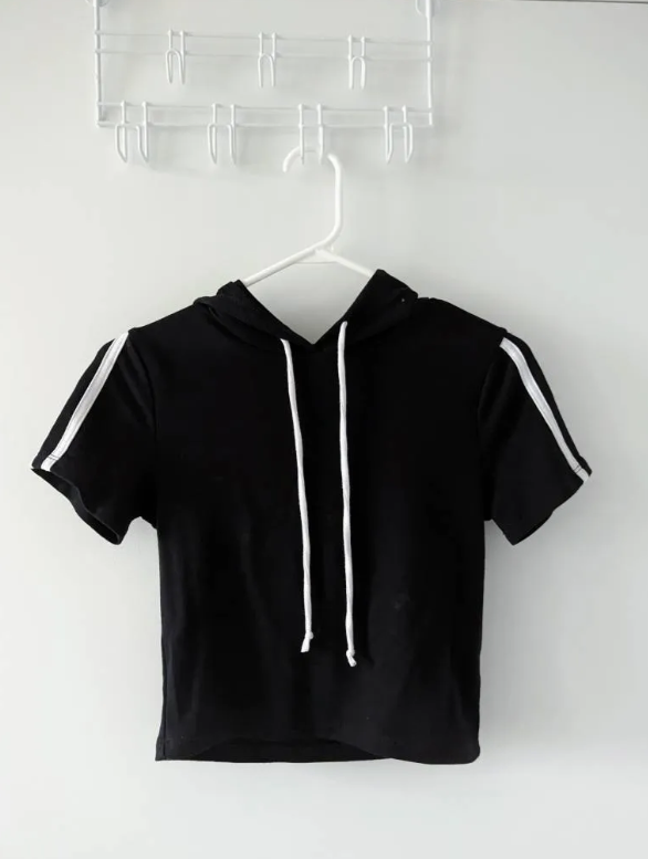 Crop Hoodie Top - Size XS/S