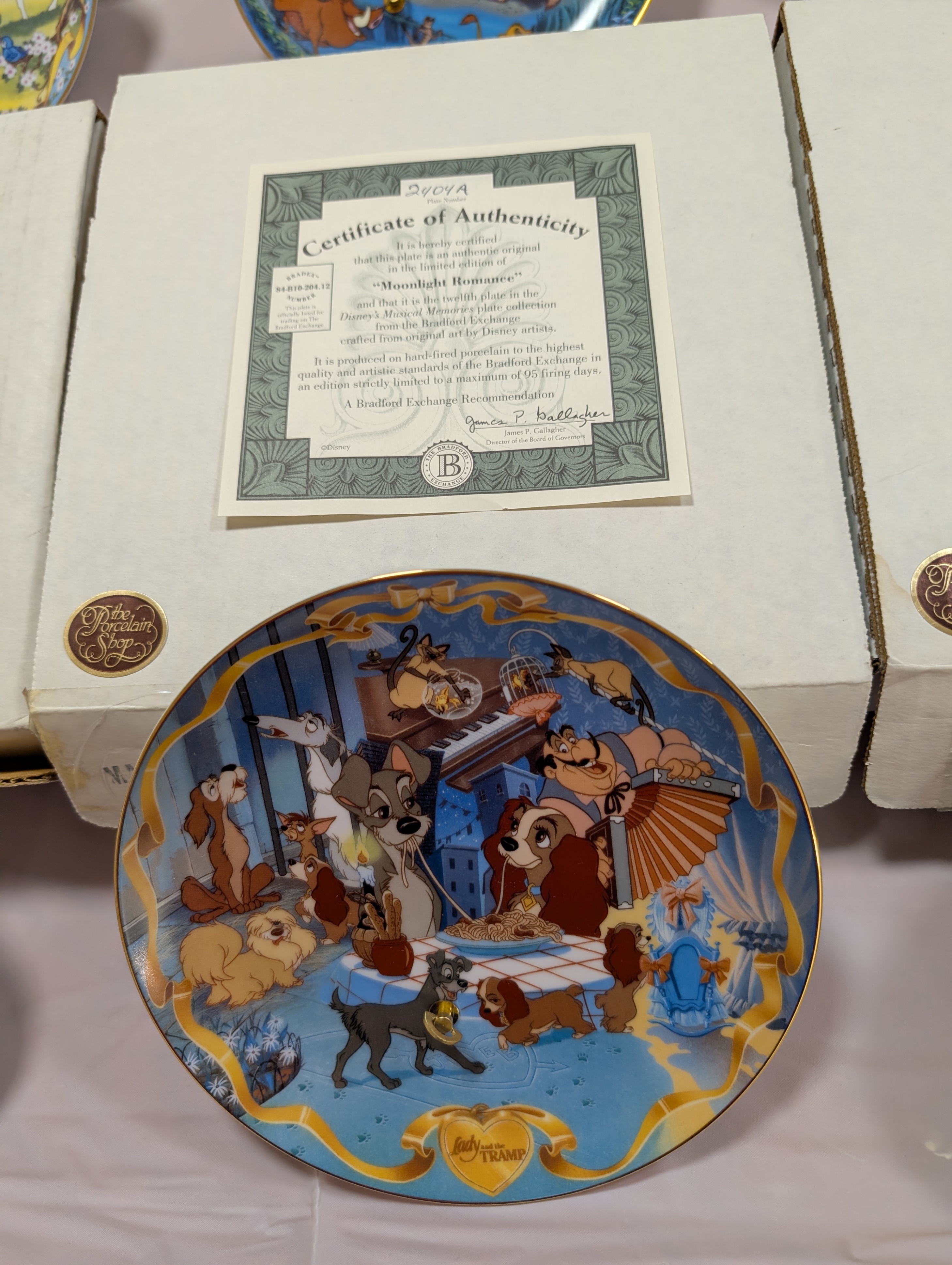 Bradford Exchange Disney “Musical Memories” Collector Plates - photo 5