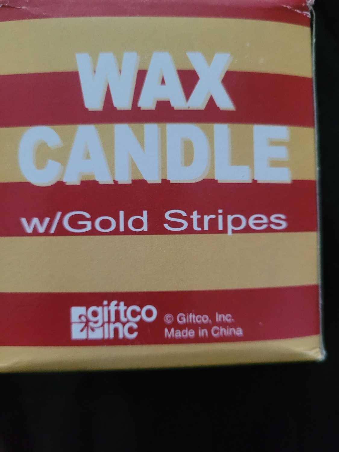 Friends Pillar Candles & Red with Gold Stripes Pillar Candles - photo 5