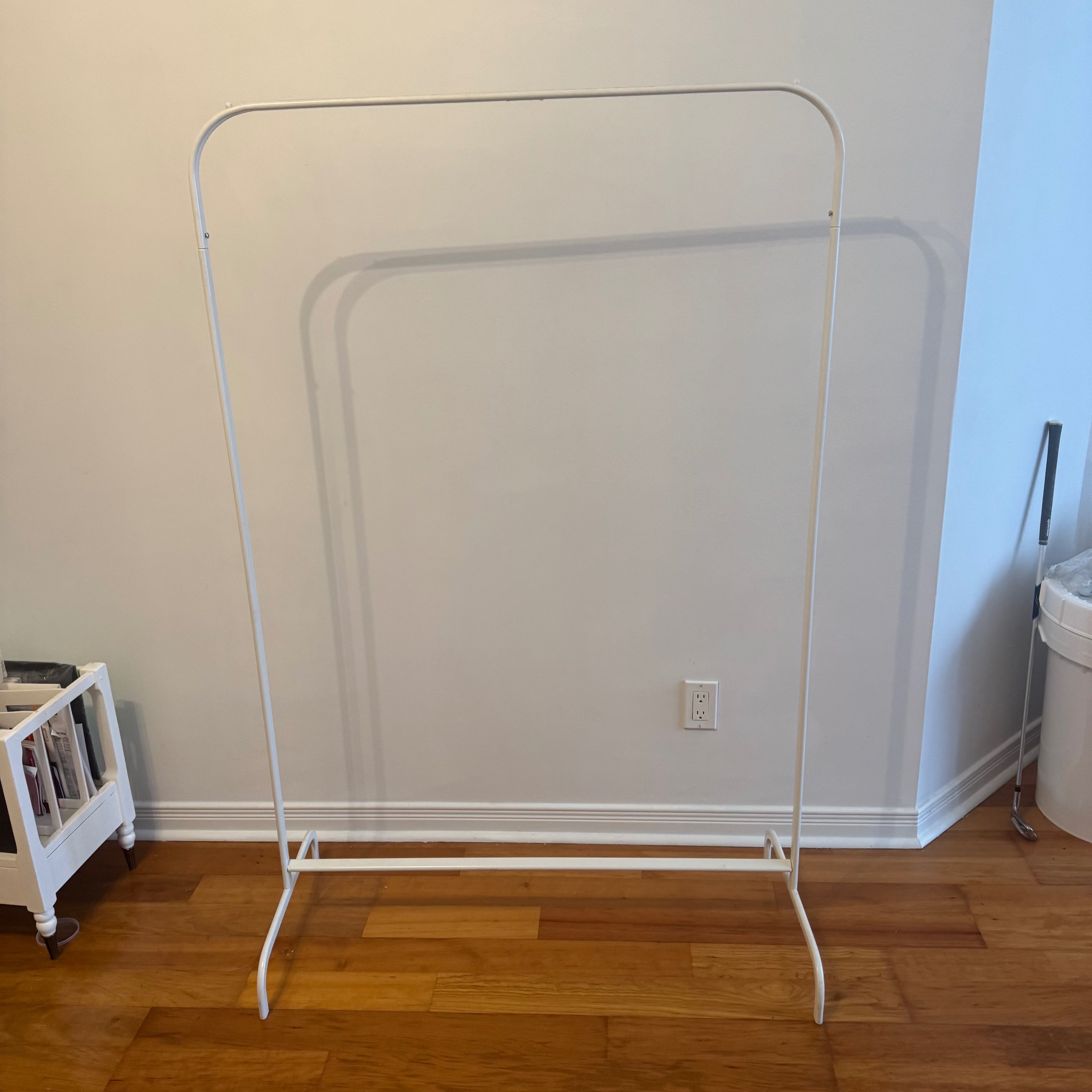 IKEA RIGGA Clothes Rack - White