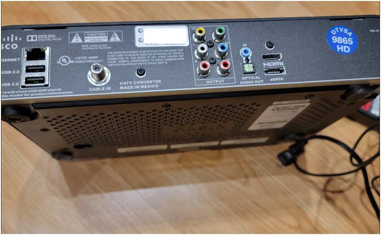 Cisco Nextbox 9865HD Cable Box - photo 3
