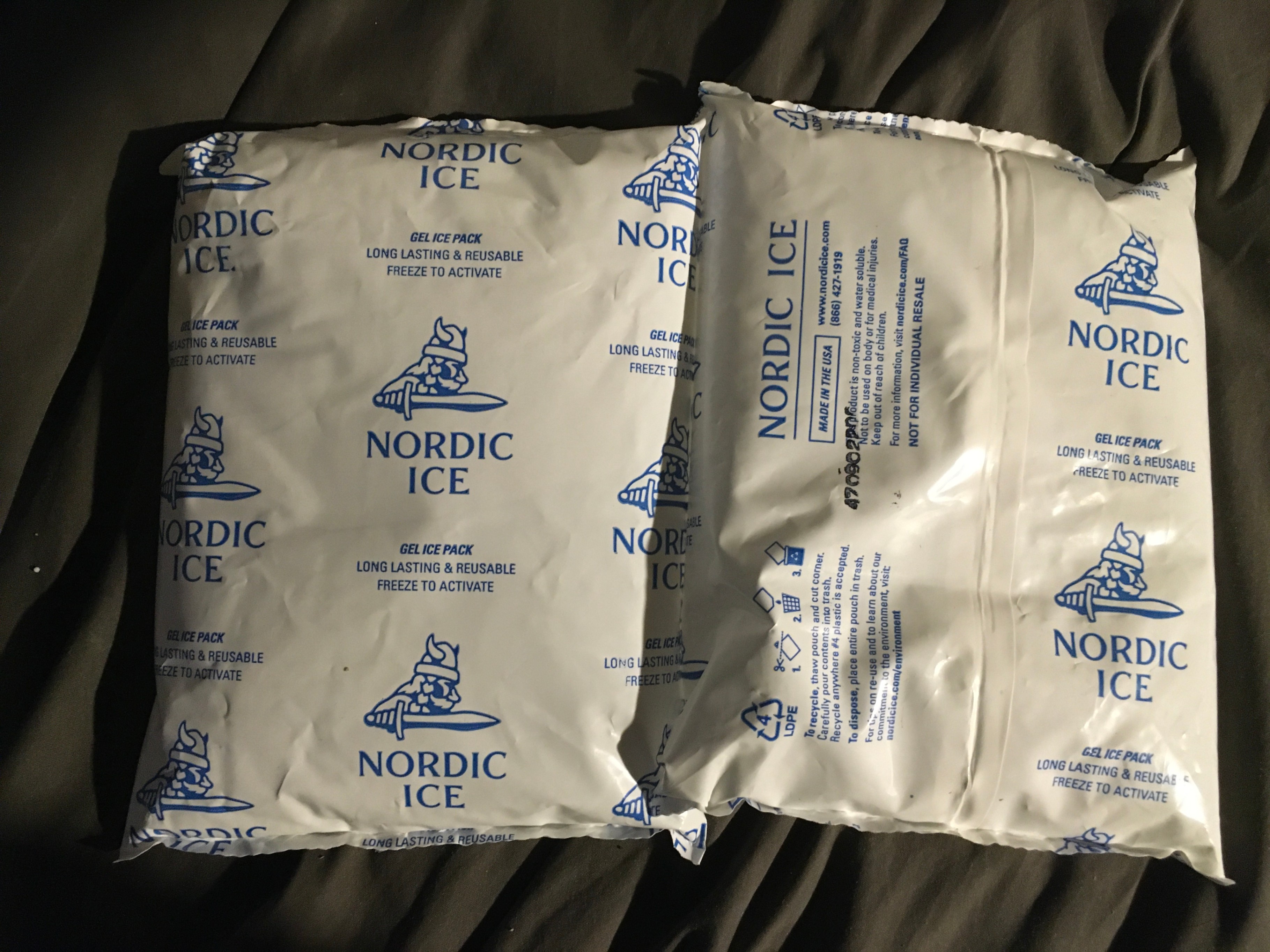 Nordic Ice Gel Ice Packs - Long Lasting & Reusable