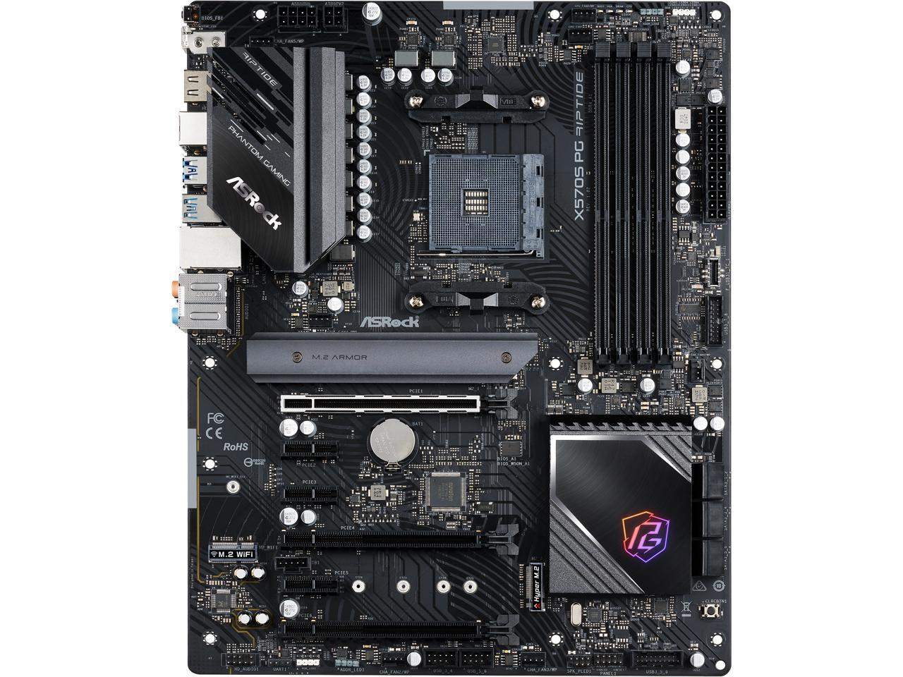 ASRock X570S PG Riptide Motherboard AMD Ryzen 5000 Series AM4