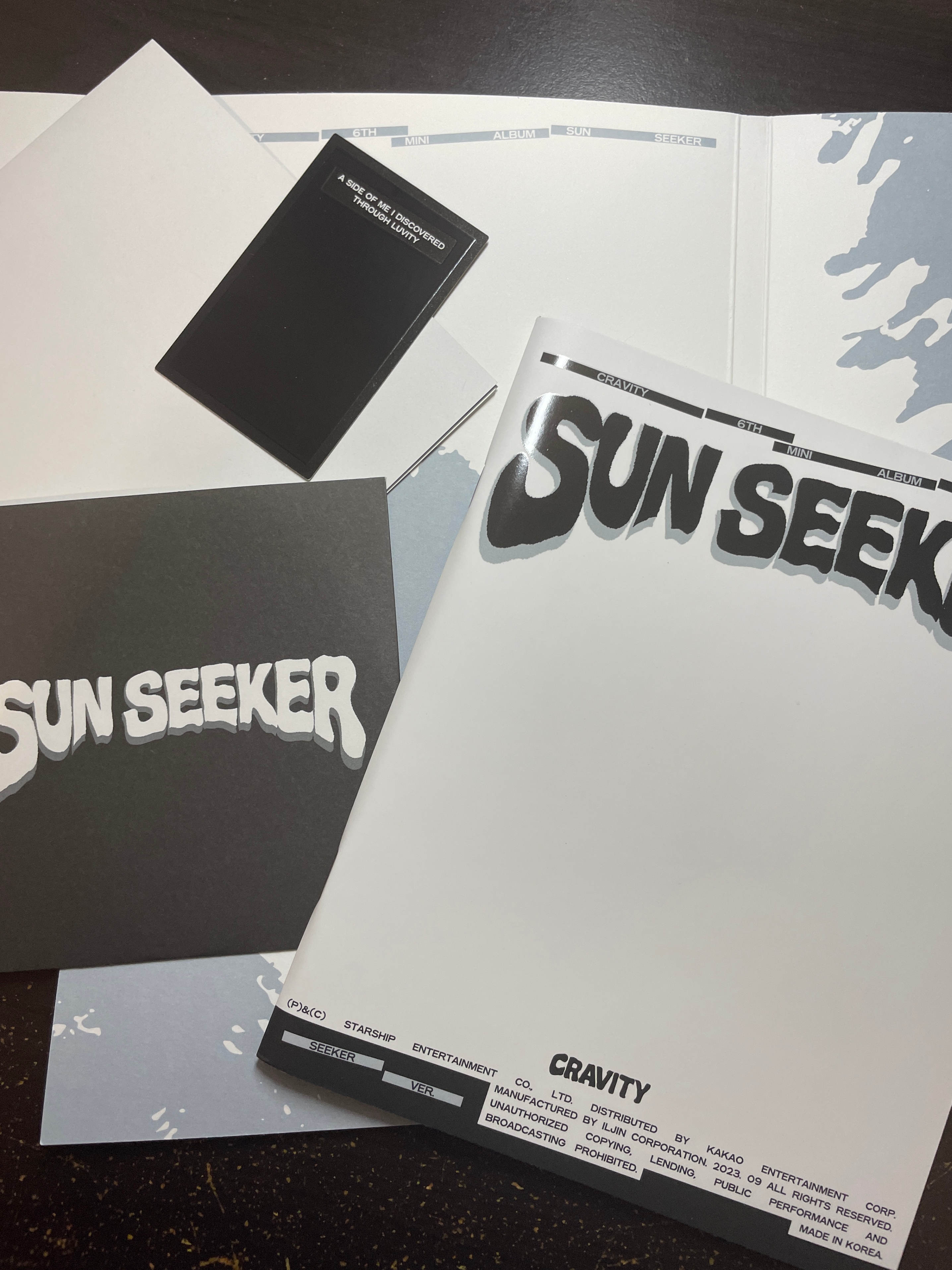 [WITH PCS] CRAVITY - SUN SEEKER Seeker Ver. Kpop Album - photo 2