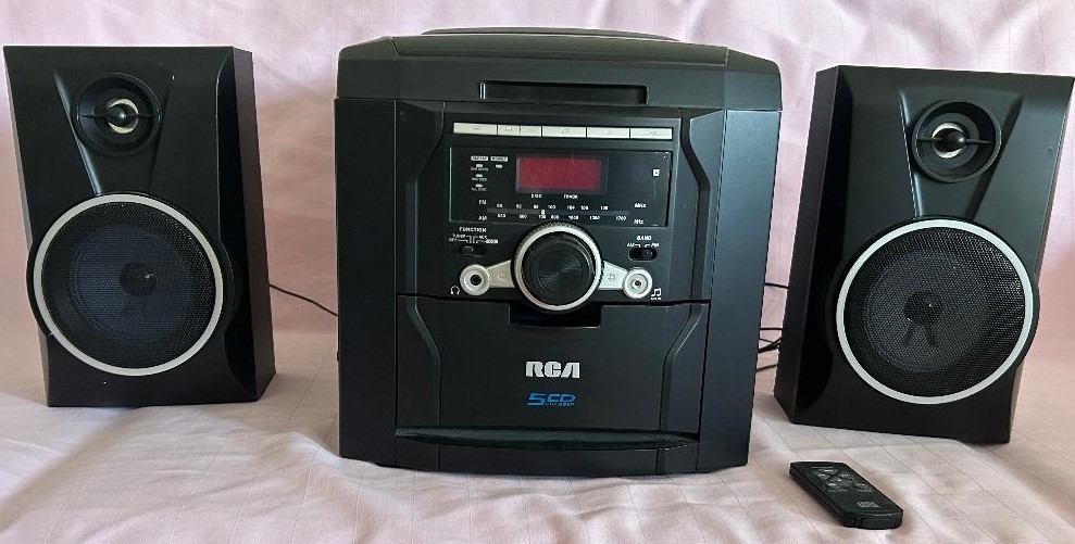 RCA Stereo System with 5 CD Change with control remote