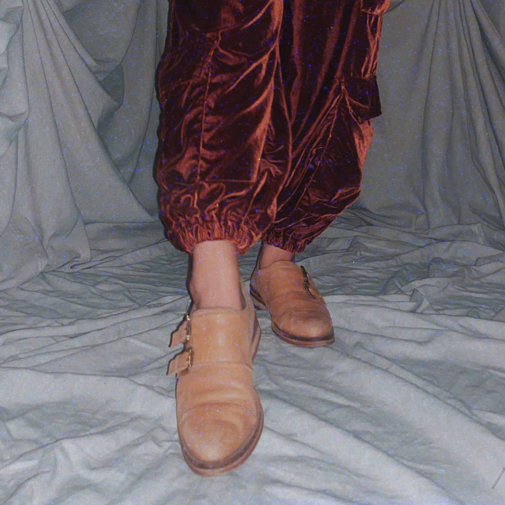faded tan leather double buckle gucci style loafer shoes