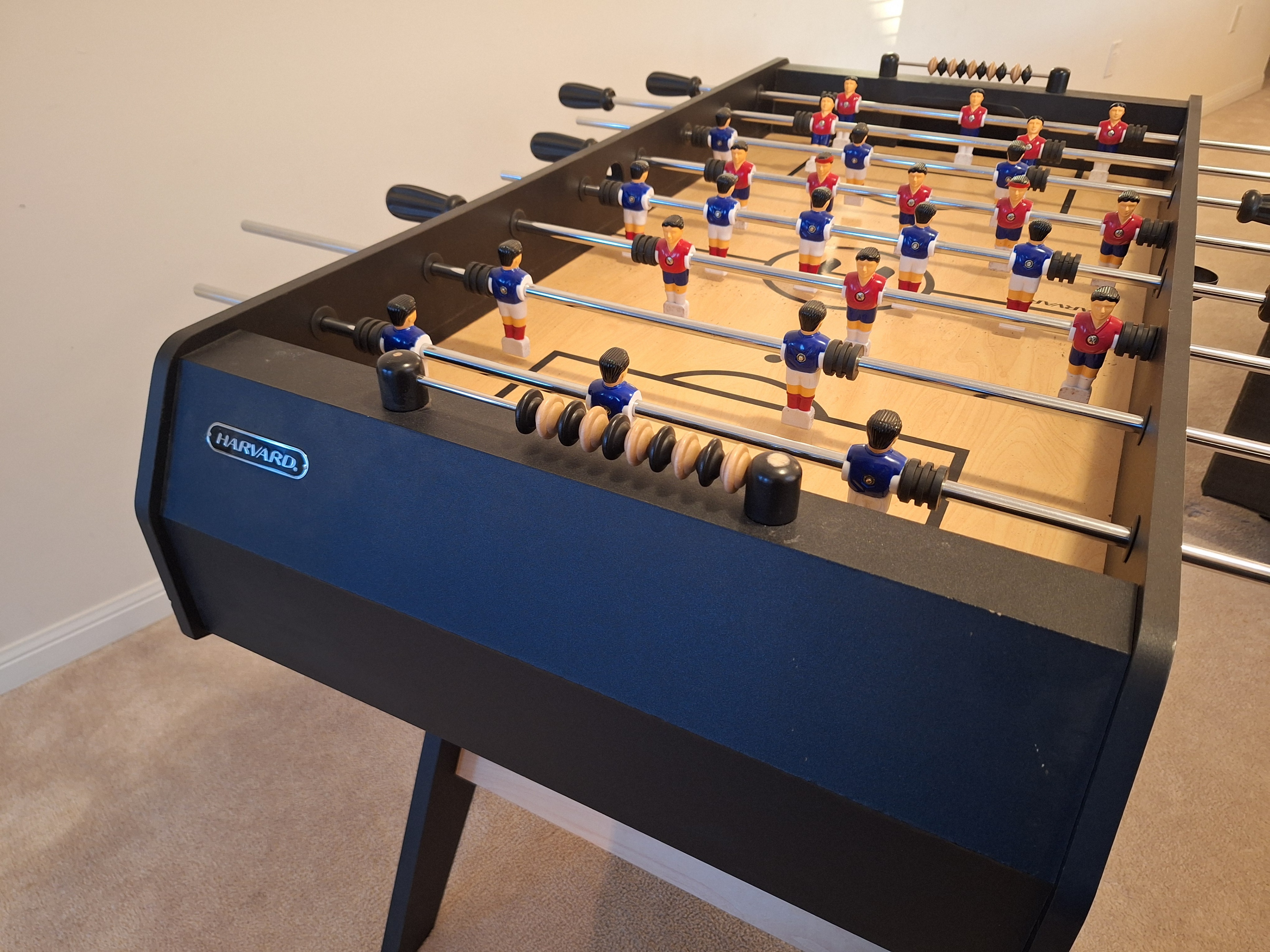 Full-Size Harvard Foosball Table - solid & ready to play! - photo 3