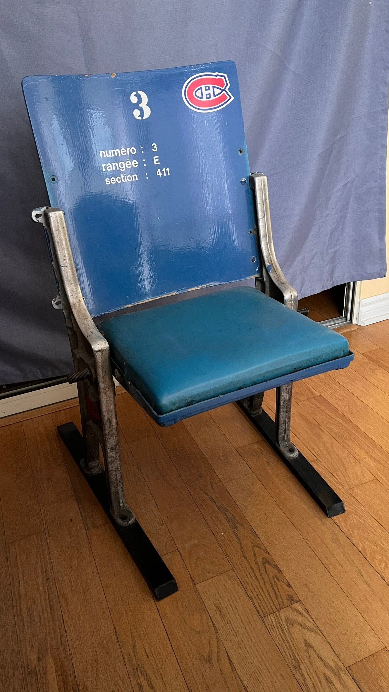 Seat from the Montreal Forum