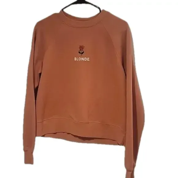 Brunette the Label Blonde Rose Sweatshirt XS