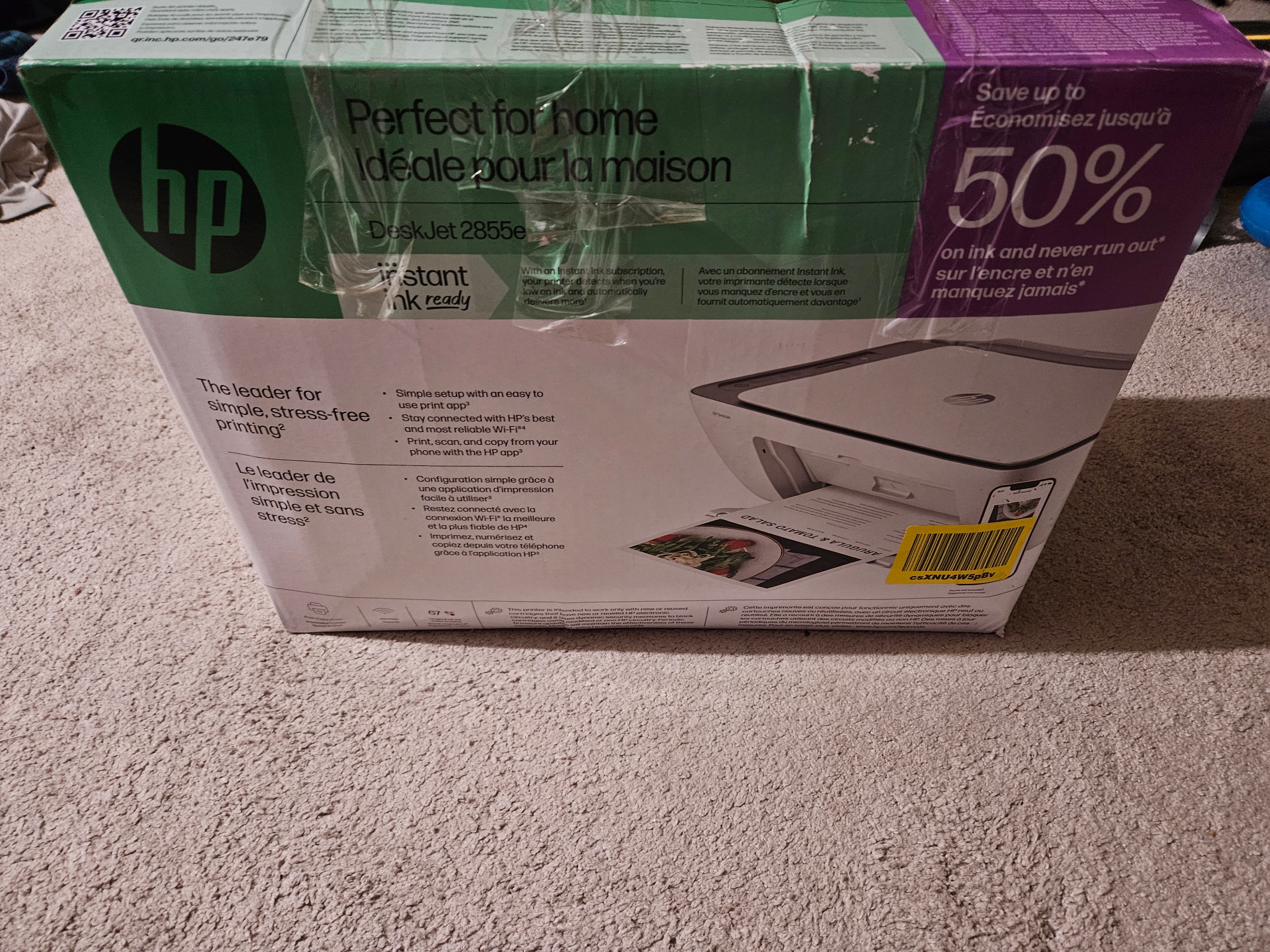 NEW HP OfficeJet 3833 All-in-One Printer, HP Instant Ink, Alexa - photo 2