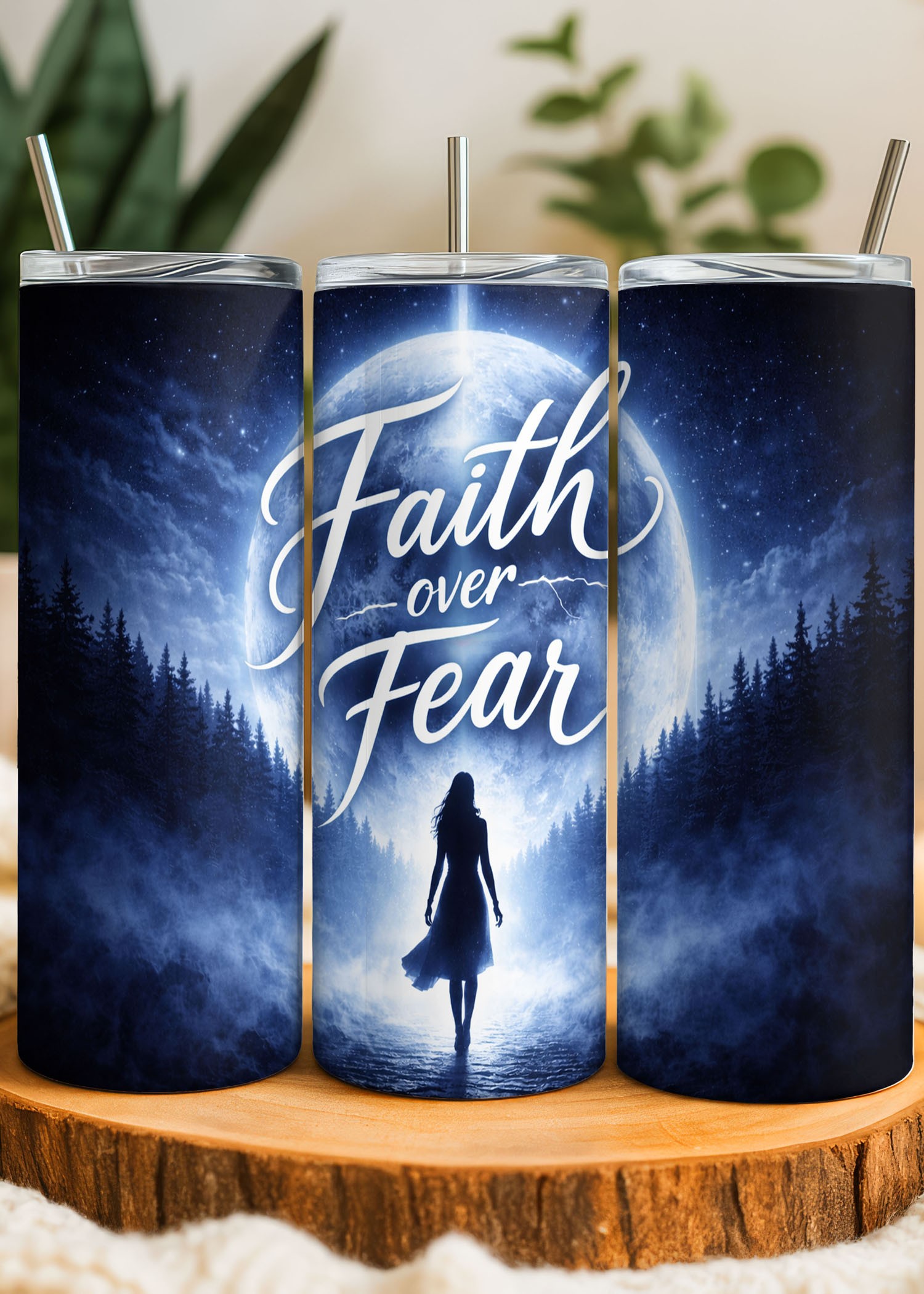 Faith Over Fear Tumbler