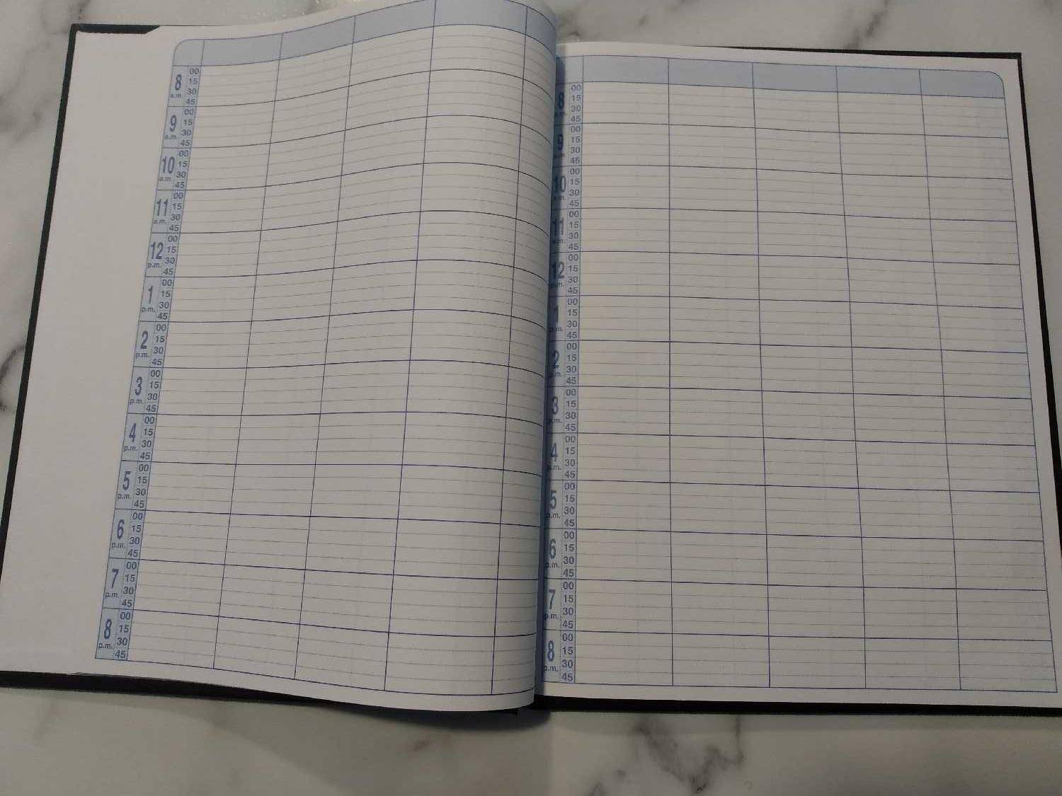 Blueline Black Appointment Book - photo 3