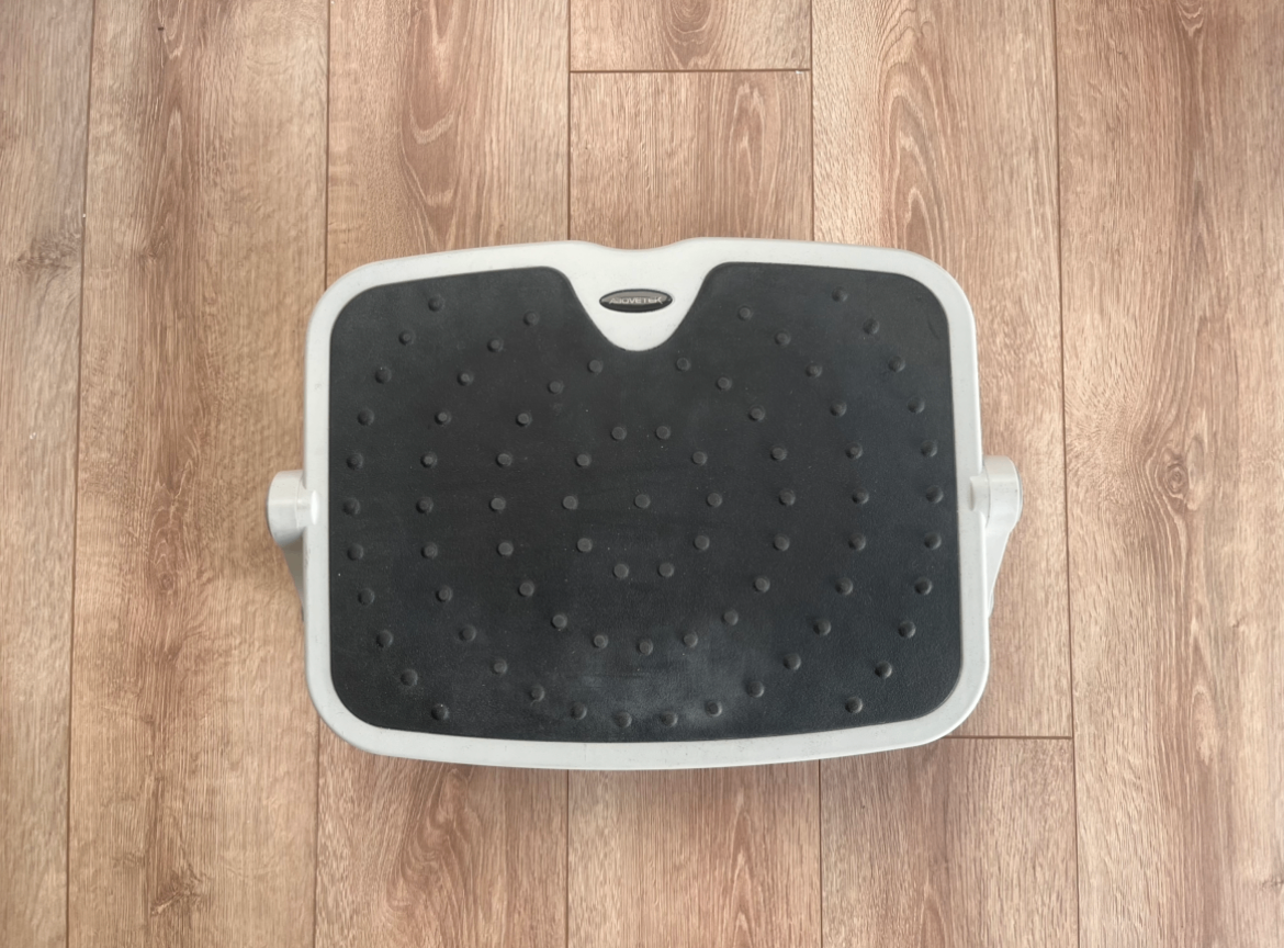 Adjustable Ergonomic Under-Desk Foot Rest for Home/Office