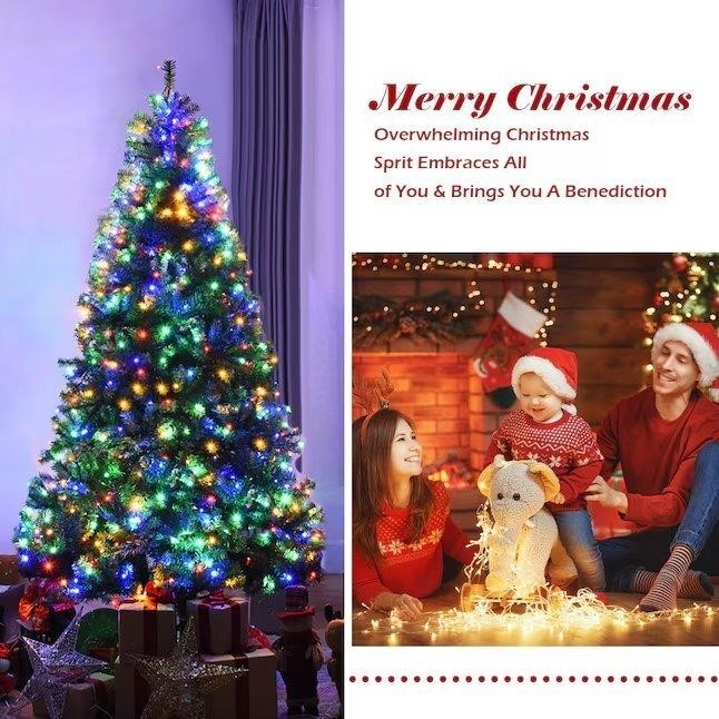 Brand new - 7ft Pre-lit Artificial Christmas Tree - photo 5