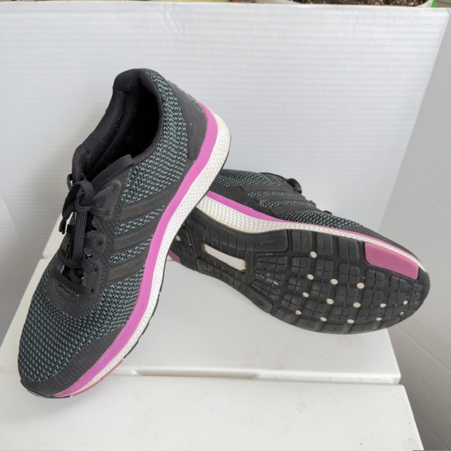 Adidas Running Shoes - Grey & Pink