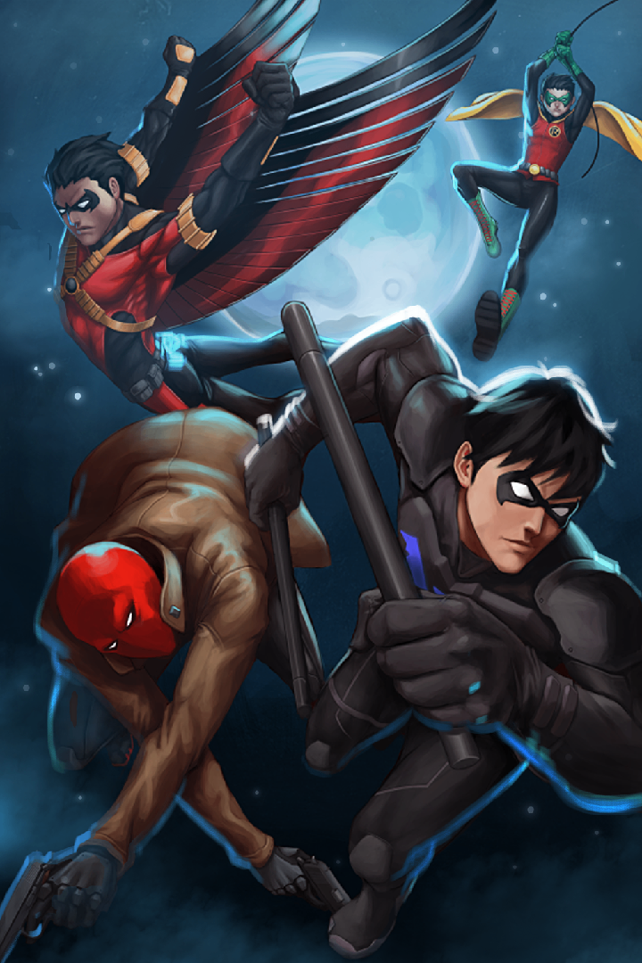 DC Comics Robins 12x18 inch Poster