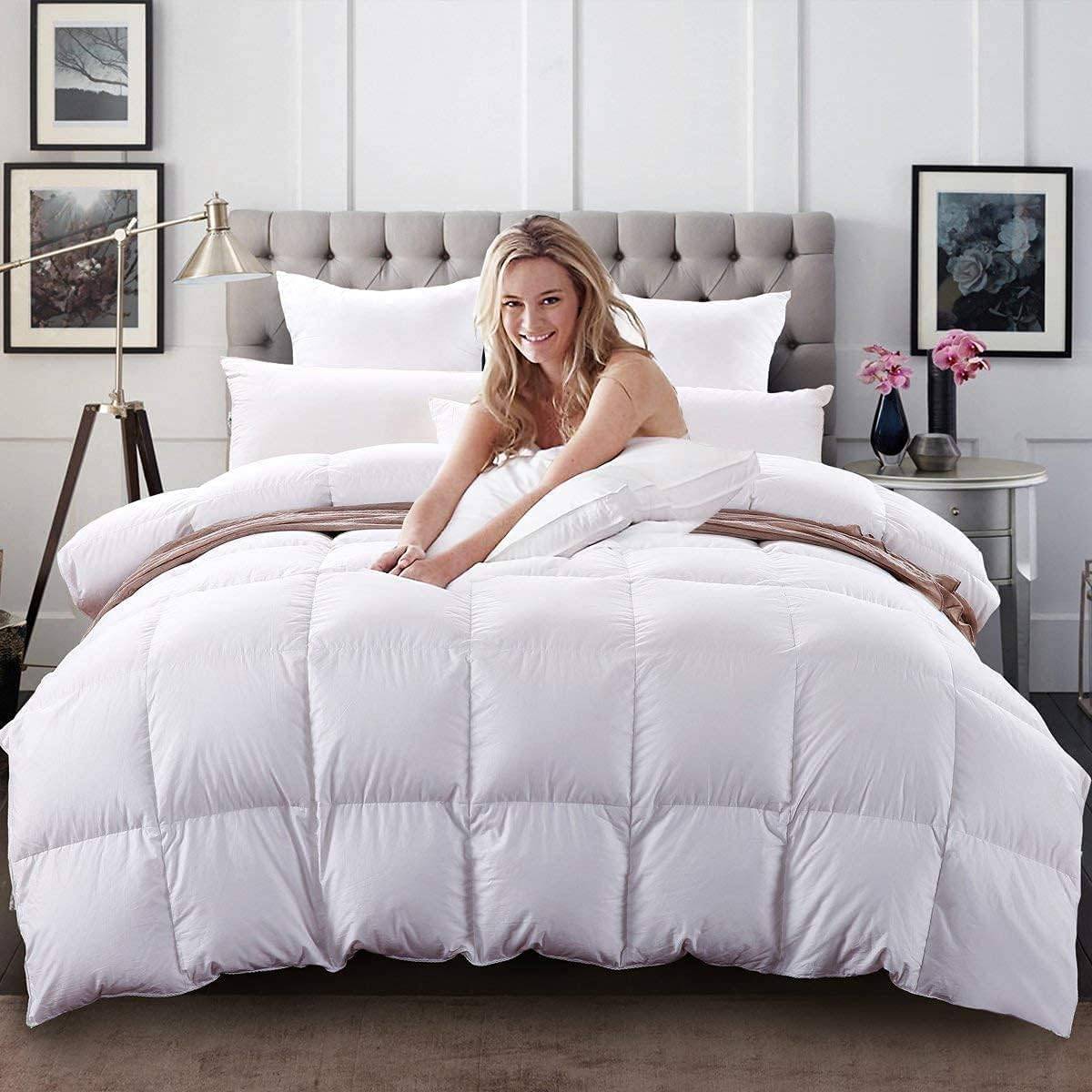 Extra Warm Goose Down Duvet - King 100% Cotton