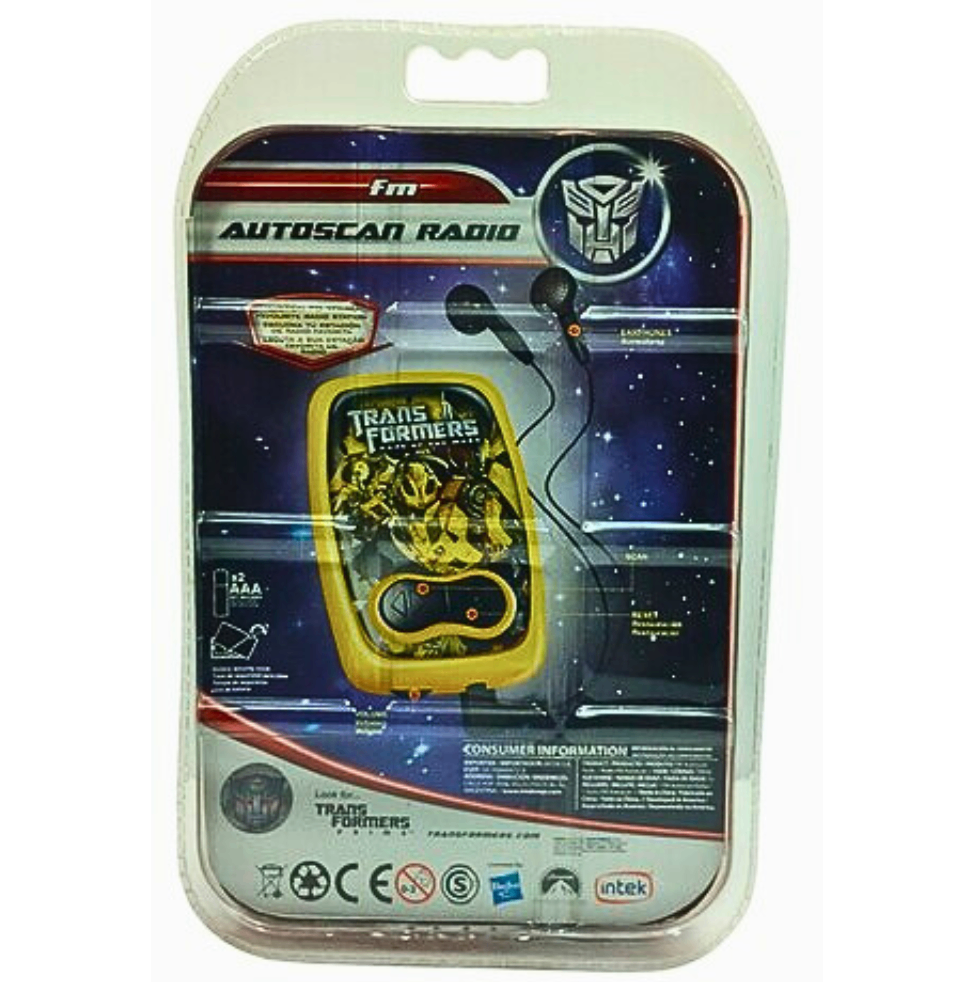 Transformers Dark of the Moon Autoscan Travel Radio FM Sealed - photo 2