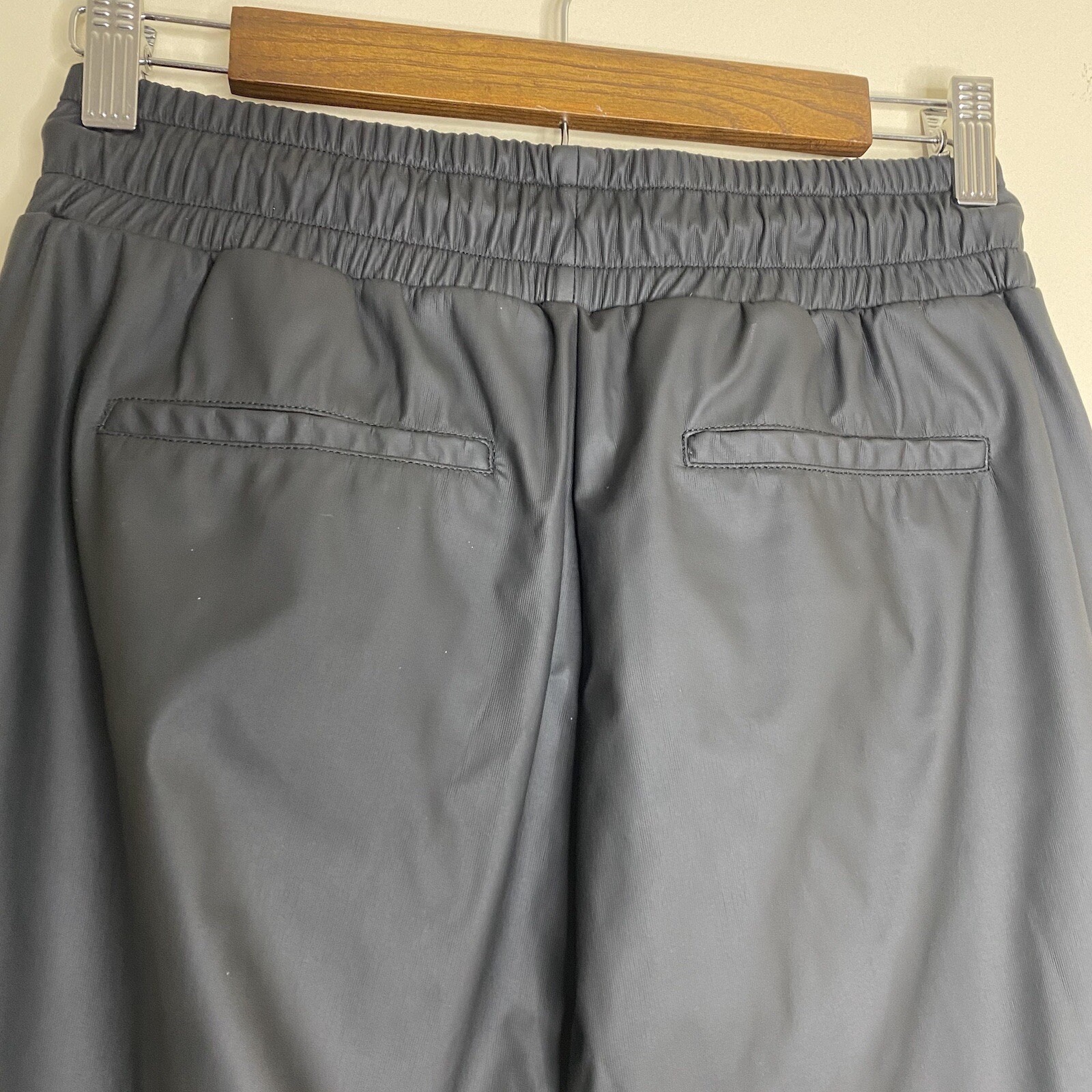 🏆 $170 XS Sweaty Betty Joggers Danca LeatherLook Sweat Pants - photo 5