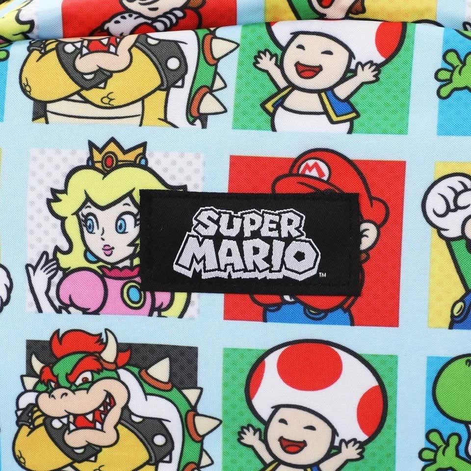 BRAND NEW youth kids boy girl nintendo super mario 17in backpack - photo 3