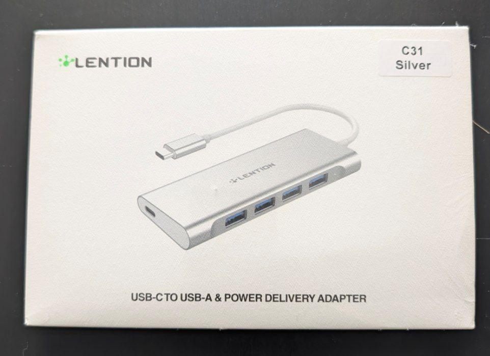 LENTION USB-C to USB-A & Power Delivery Adapter (Brand new)