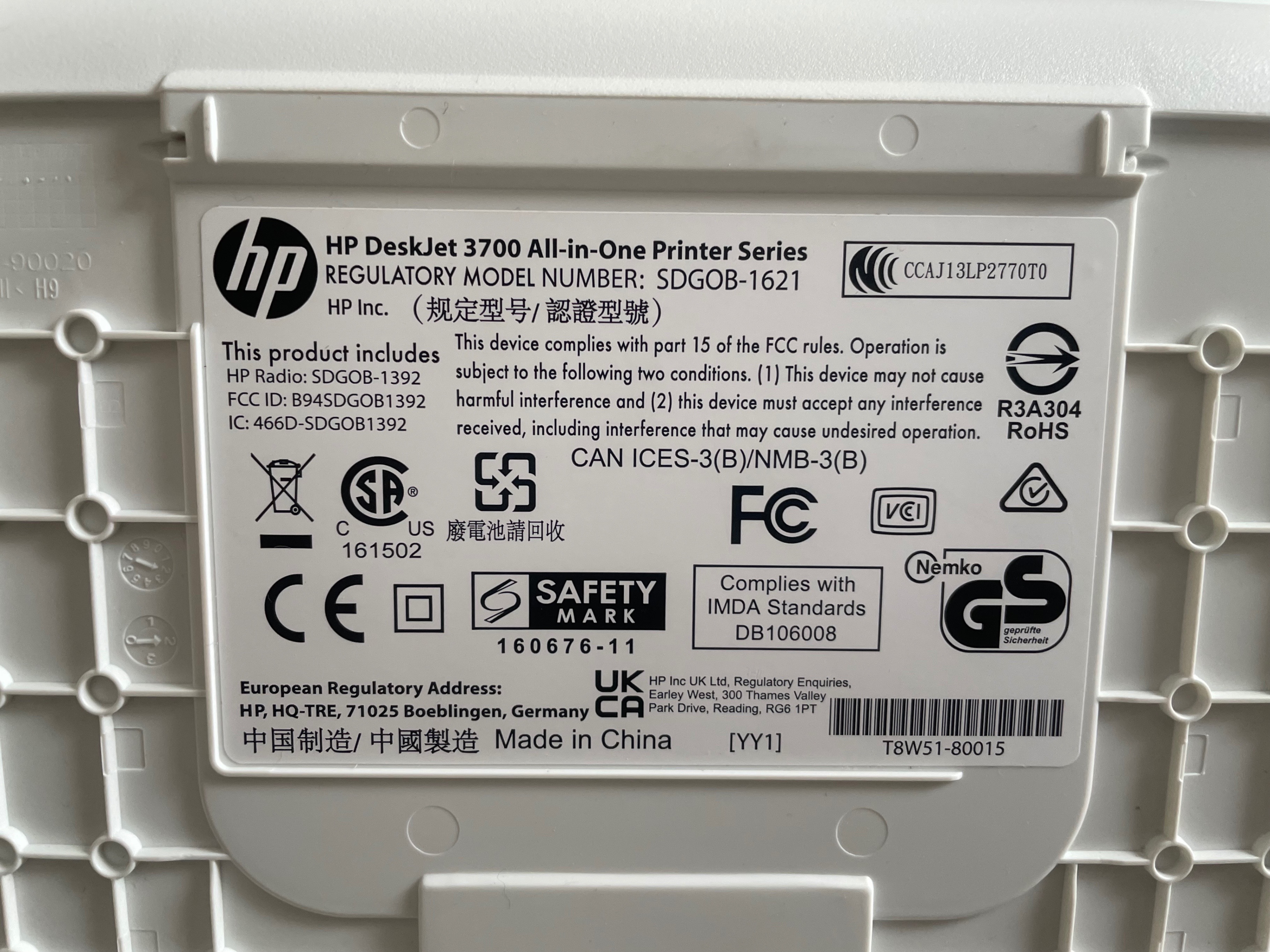 HP DeskJet 3755 All-in-One Printer - photo 2