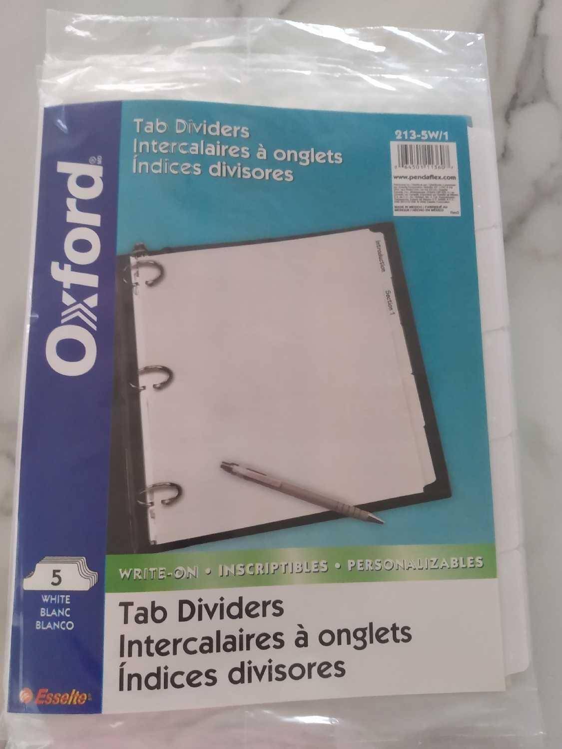 Oxford Tab Dividers - New! - photo 2