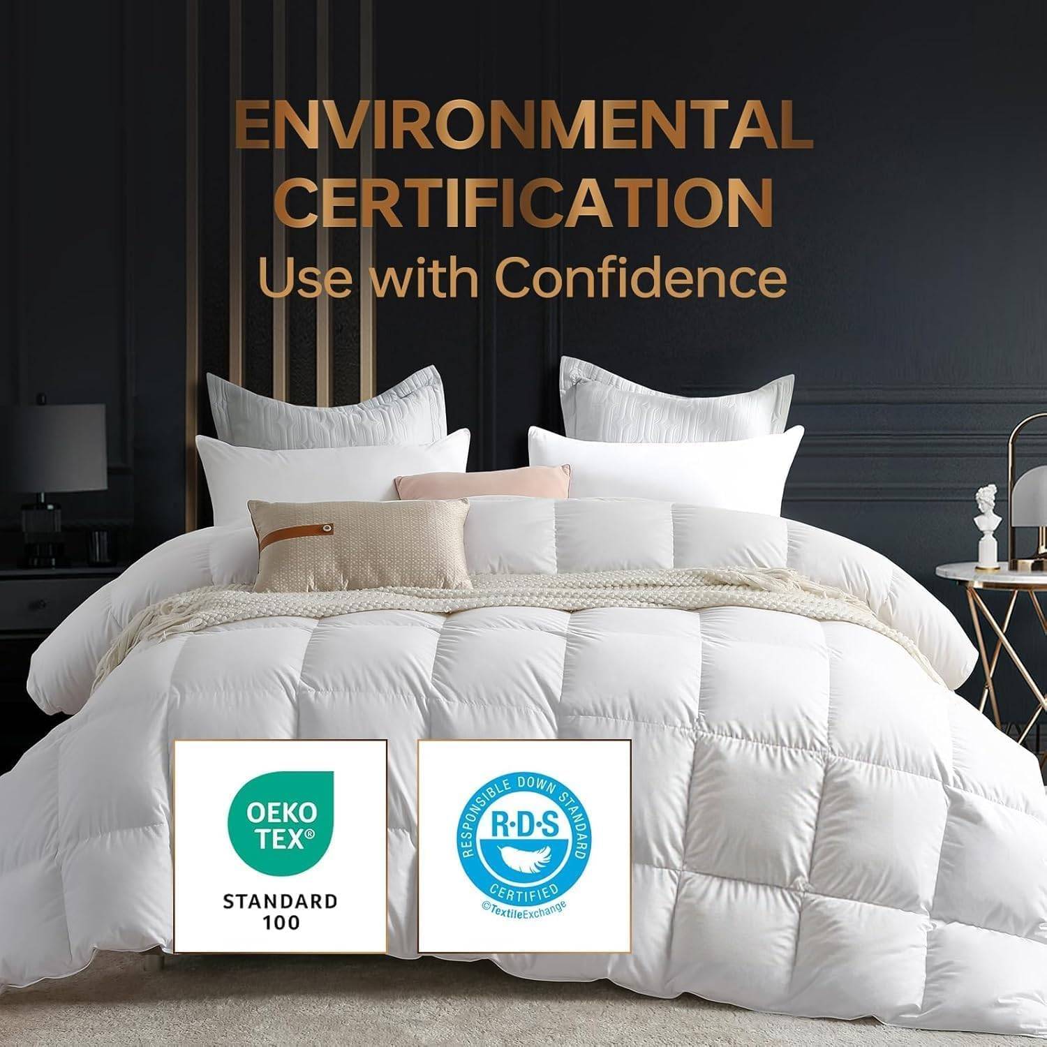 Extra Warm Goose Down Duvet - King 100% Cotton - photo 2