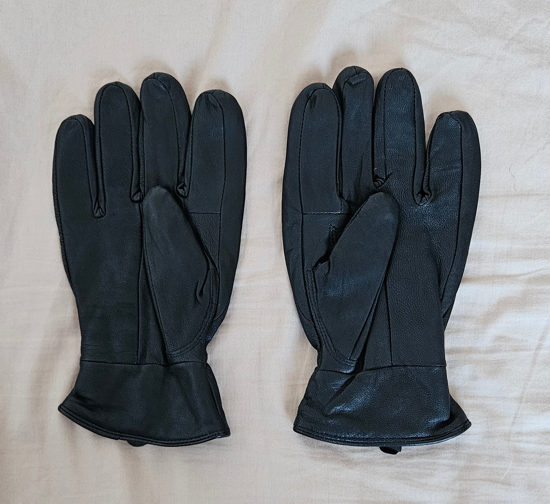 BRAND NEW Men's Leather Winter Gloves (2 Qty - $10 each) - photo 2