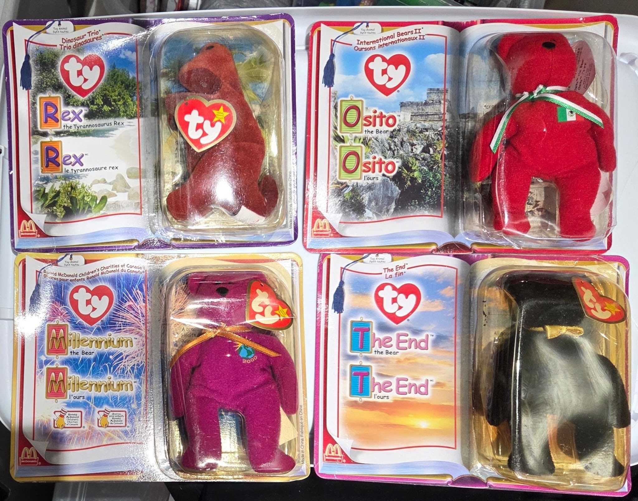 Vintage McDonald’s TY Teenie Beanie Babies