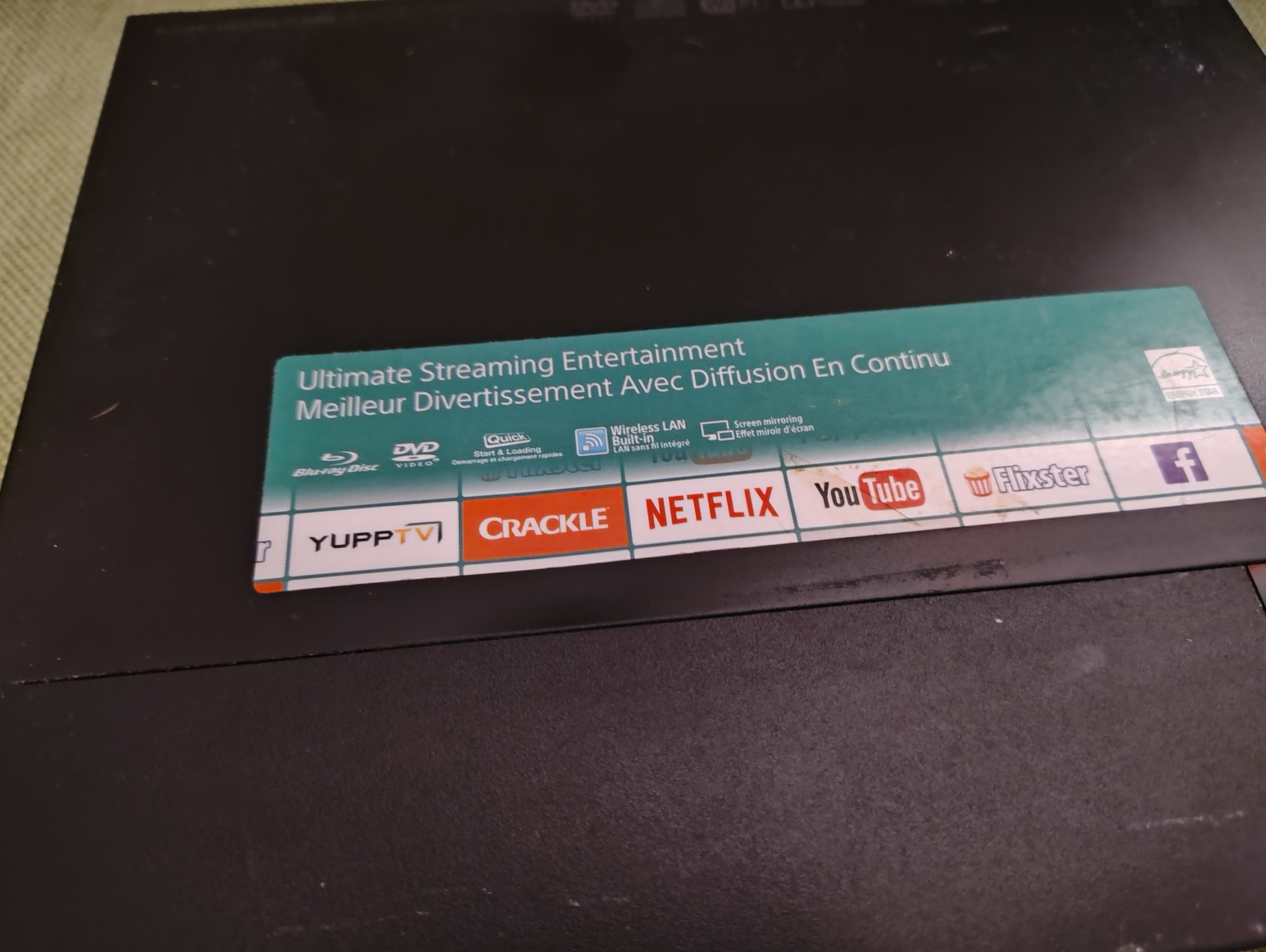 Sony Smart Bluray Player - photo 2