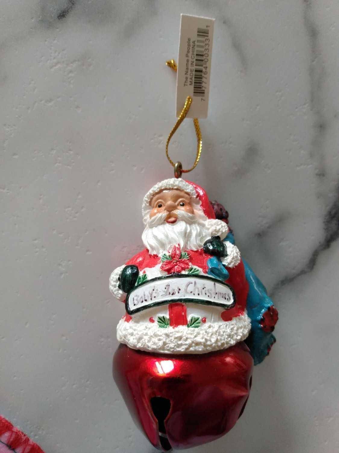Baby's First Christmas Stocking & Ornament - photo 2