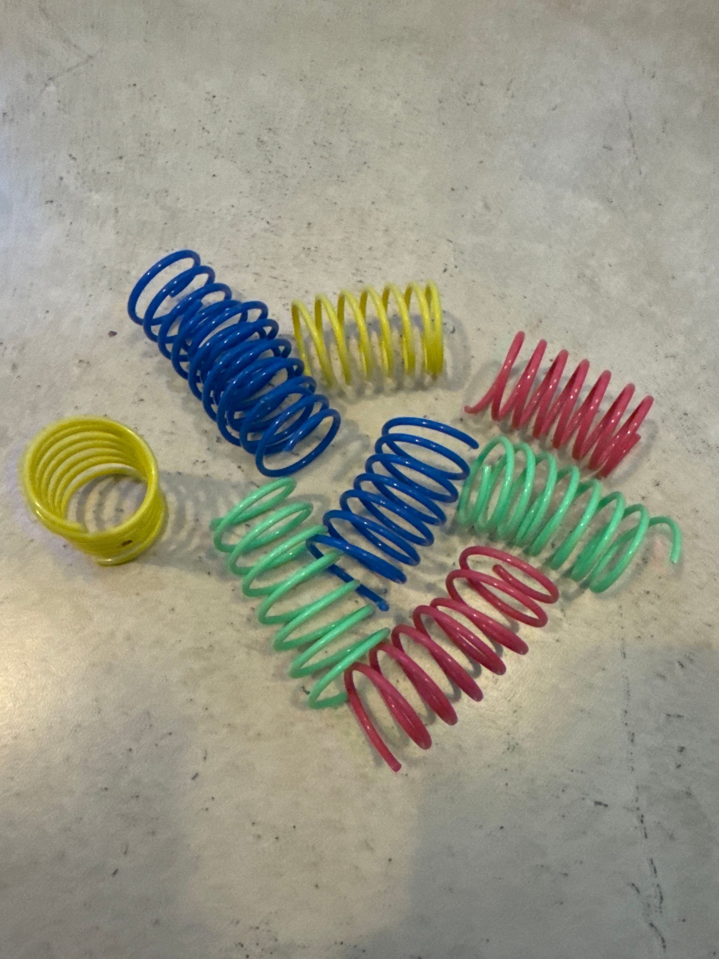 🏆 Colorful Cat Toy Springs - Fun for Kitties! - photo 2