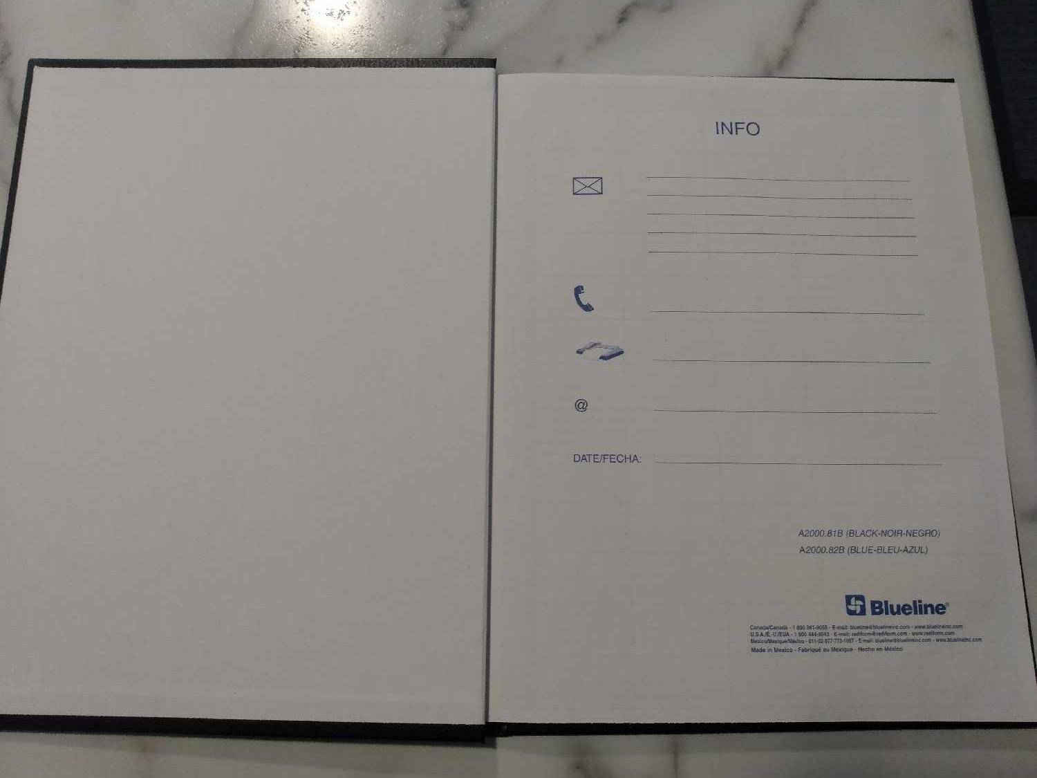 Blueline Black Appointment Book - photo 2