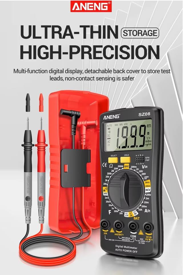 🔧 ANENG SZ08 Professional Digital Multimeter Ultra‐Thin