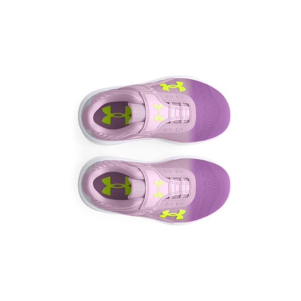 BRAND NEW girl youth under armour outhustle velcro shoes 7 & 8 - photo 3