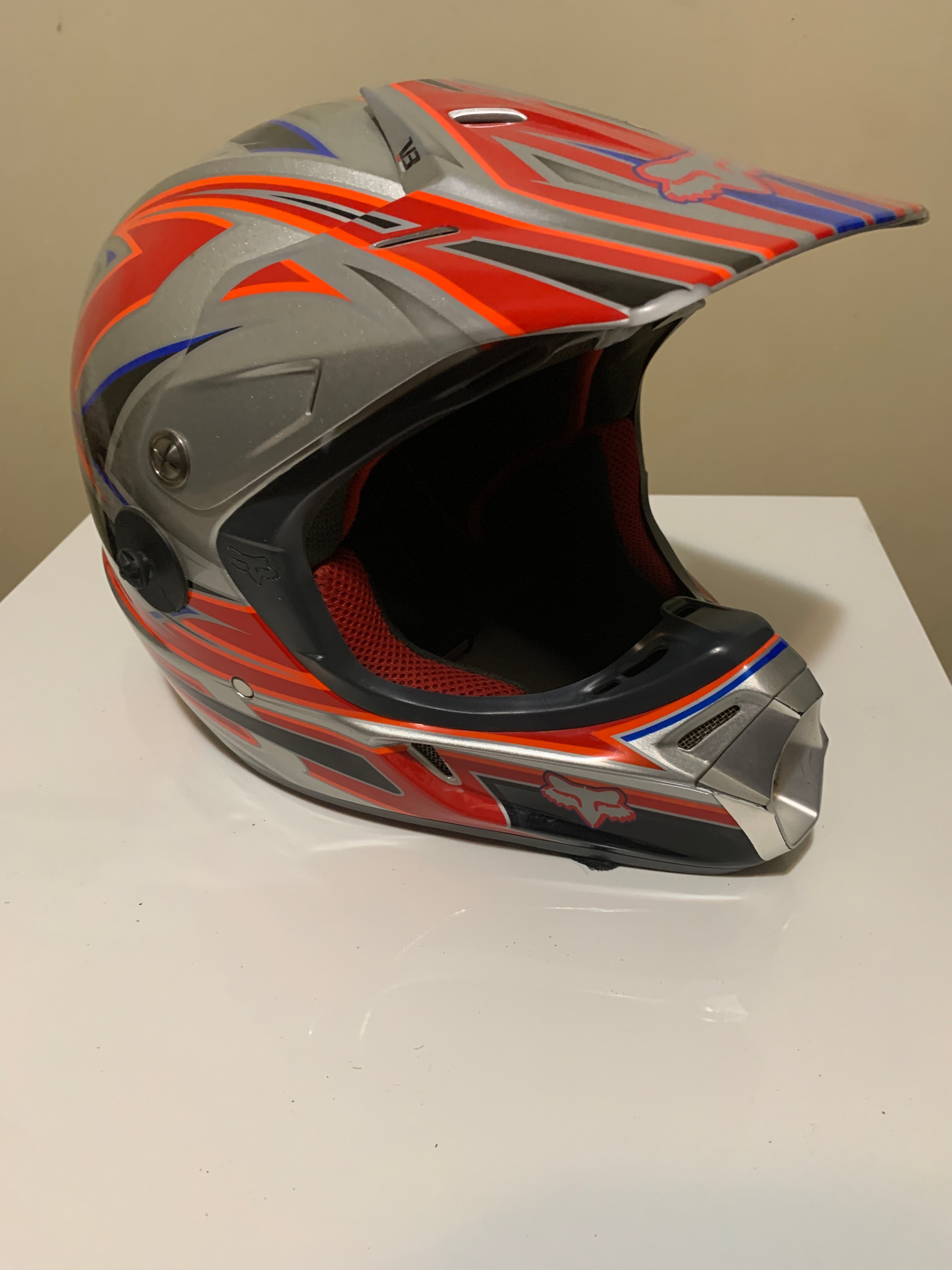 Fox Racing Helmet V3 Pilot Size Large M200 Snell approved helmet - photo 4