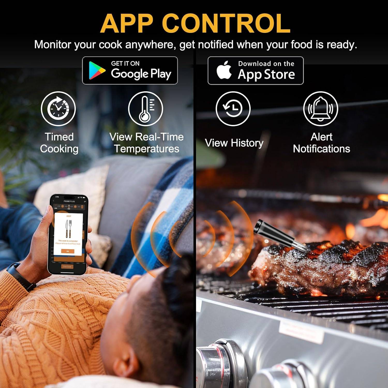Wireless Bluetooth Meat Thermometer - photo 4