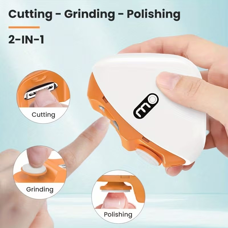Electric Nail Clippers, Multifunctional Portable 2 in 1 - photo 4