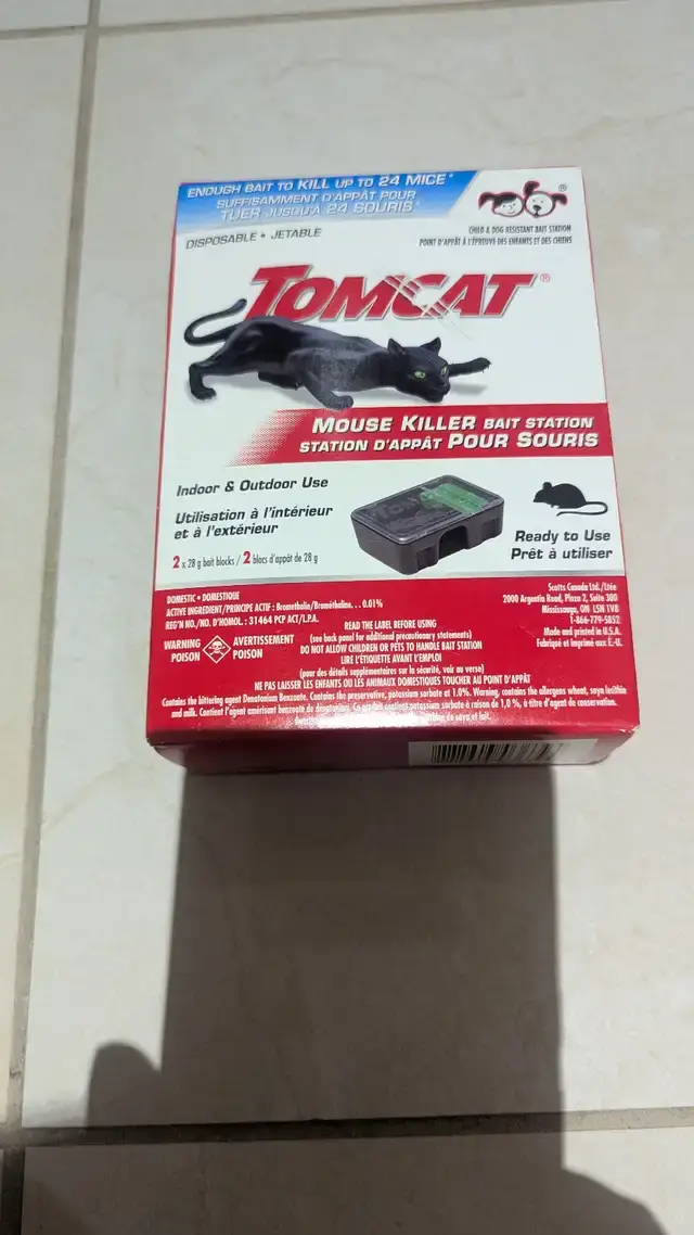 Tomcat Mouse Killer Bait Station 2 pieces