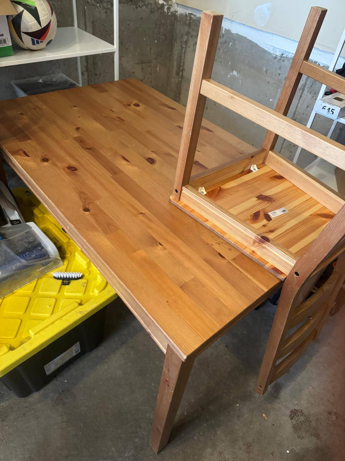 IKEA HÄGERNÄS Dining Table + 4 Chairs – Solid Wood - photo 4