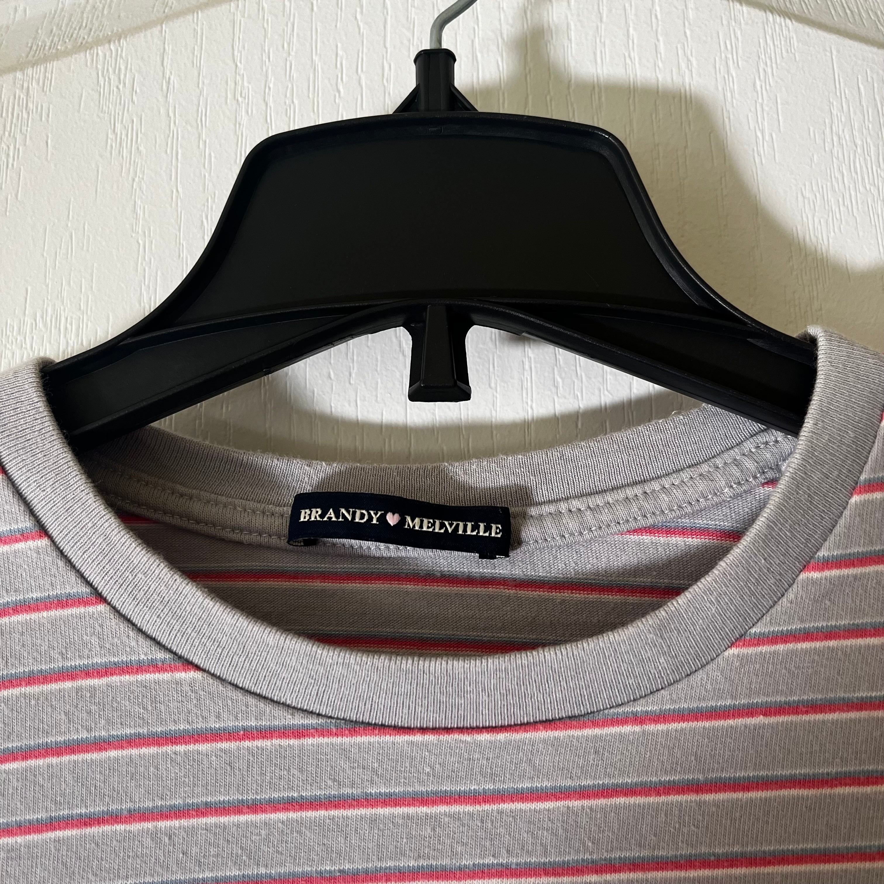 Brandy Melville Cropped Stripped Top - photo 3